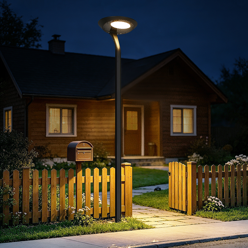 2026 new designTYD4206 solar garden light 35W solar panel with 155Wha battery